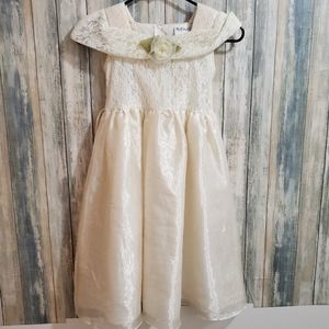 Vintage Ivory Flowergirl Dress
